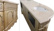 Essex Platine 84 Inch Double Vanity