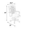 Mystique Gray Office Leather Chair