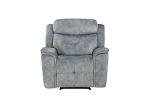 ACME Mariana Recliner, Silver Gray Fabric 55032