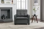Futon Chair Bed Convertible Chair 3-in-1 Pull Out Sleeper Chair Beds with USB Ports,Wear-resistant and Anti-scratch