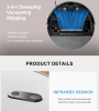 PSK10   automatic cleaning sweeping robot Wi-Fi connection automatic charging compatible with Alexa / APP gyroscope navigation 2.5h 3000pa powerful du