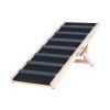 VEVOR Dog Ramp, Folding Pet Ramp for Bed, Adjustable Dog Ramp for Small, Large, Old Dogs & Cats, Wooden Pet Ramp with 39.3" Long Ramp