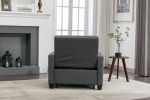 Futon Chair Bed Convertible Chair 3-in-1 Pull Out Sleeper Chair Beds with USB Ports,Wear-resistant and Anti-scratch