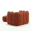 Soft Bean Bag Chair with High Resilient Foam(Chips)for living room and bedroom,Comfortable Square Lazy Sofa with Footstool, Cover for Adults to Gaming