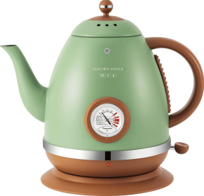 PSE303 1500W Electric kettle instrument type dial thermometer kettle electric kettle 1.5L gooseneck coffee teapot 360 degree rotating base separation (PSE303: PSE303b)